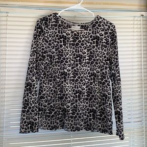 Charter Club Leopard Print Top